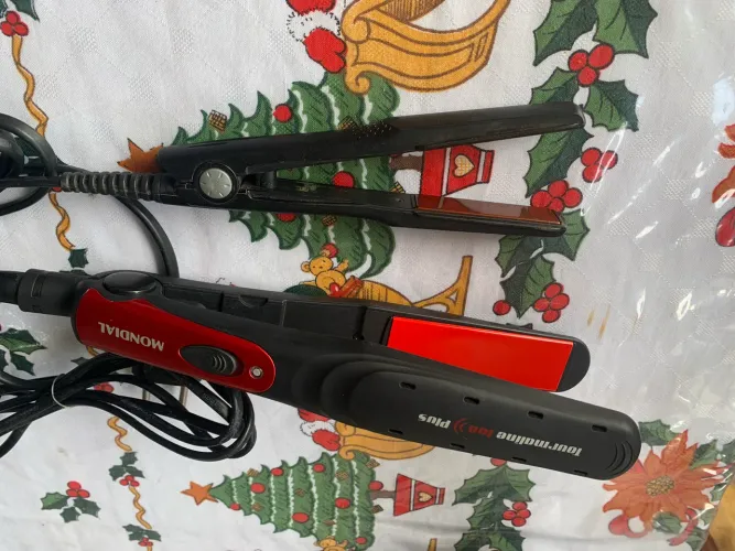 Chapinhas de cabelo, Mondial Tourmaline Íon Plus P-11 e Taiff Ion preta