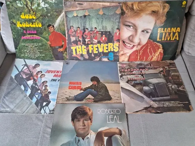 Lote 14 lps anos 60 jovem guarda, 70 e 80