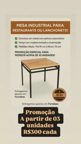 Mesas pra restaurante somos fabricantes 