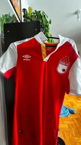camiseta manga curta santa fé (colômbia) tamanho p da temporada 2019