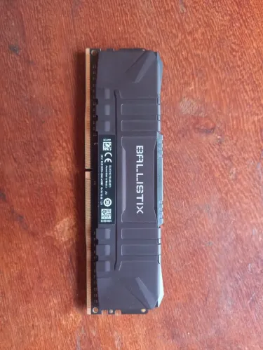 Memória Ram DDR4 ballistix crucial 8gb 2666mhz