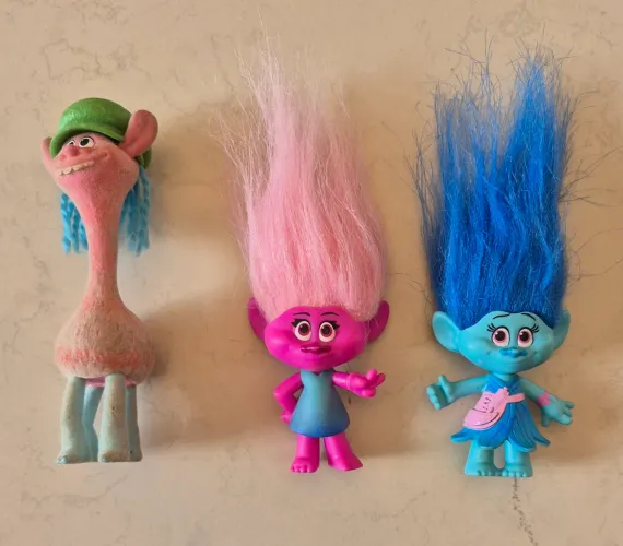 Miniaturas Trolls Hasbro originais