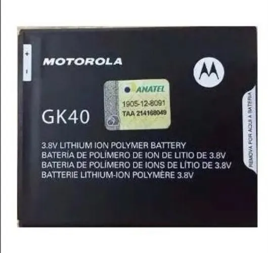 Bateria Motorola GK40 Moto G4 Play / G5 / E4 2800mAh Nova e Original