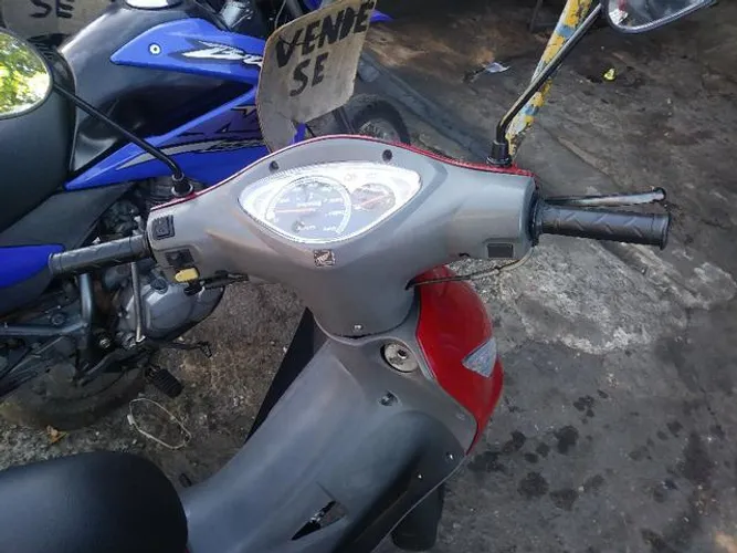 Honda Biz 125 Ano 2008 Revisada Azul Lindona Mesmo Partida no Pedal A toda Prova