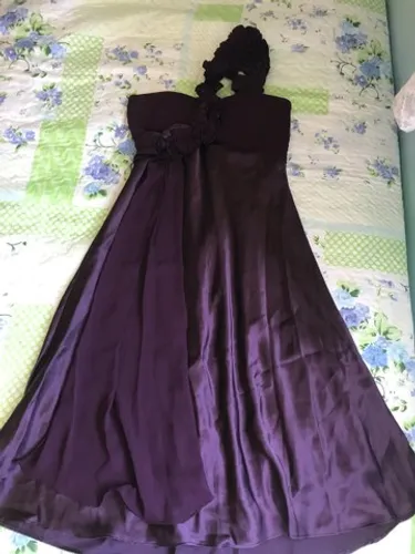 vestido de festa roxo