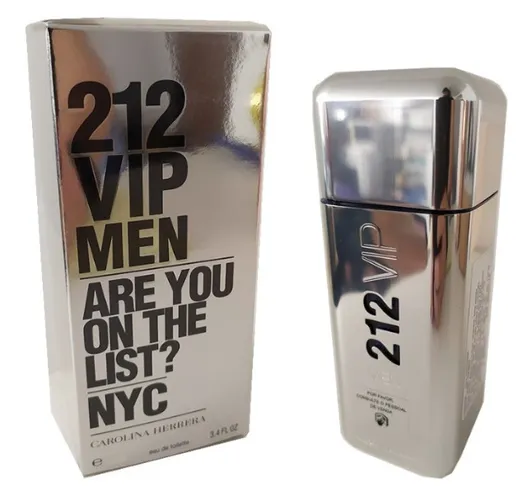 Perfume 212 Vip Men Carolina Herrera 100ml Produto Original Novo na Caixa Lacrada