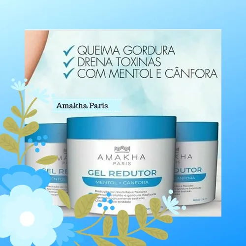 Gel Redutor de Medidas Amakha Paris 500g