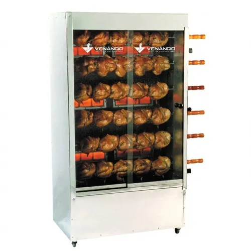 Forno Assador grill a gás para 30 frangos Frangueira SGF3 Venâncio
