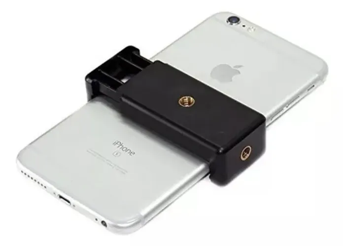 Suporte de Celular c Rosca p ring light, Tripé e Monopod - 55mm a 85mm para celular iphone