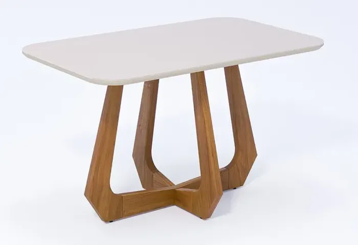 Mesa de Jantar 1,30x80 Bromelia em Madeira Acabamento em Laca p7