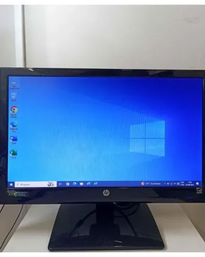 Monitor Hp 18.5" Pol. Widescreen VGA Ótimo Estado com Garantia Loja Física Eco Eletron