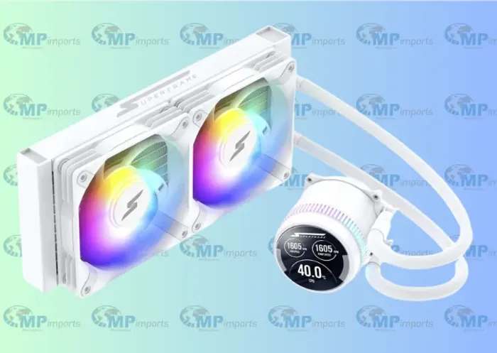 Loja MP Imports: Water Cooler SuperFrame SMART, ARGB, 240mm, Intel-AMD, Controladora