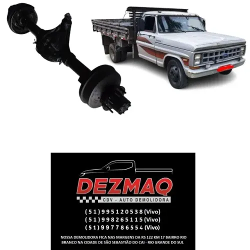 Eixo Diferencial Traseiro Ford F4000 1972/1991 F-4000