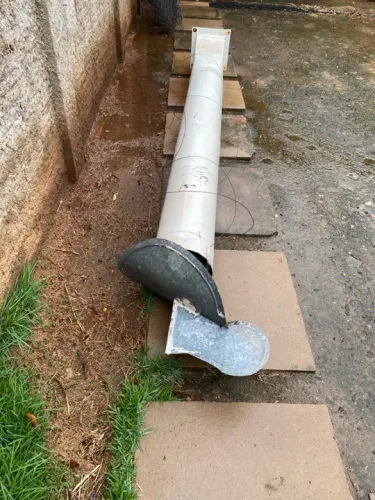 chaminé 3 metros de altura por 25 centímetros de diâmetro 