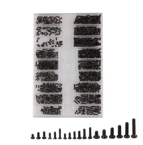 Kit de 500 Parafusos para Reparo de PC Computador Notebook Laptop Celulares Eletrônicos