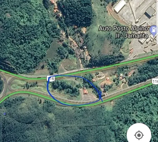 Área em Campina Grande do Sul - PR, no bairro campina grande do sul - Margens Rod. br 116 