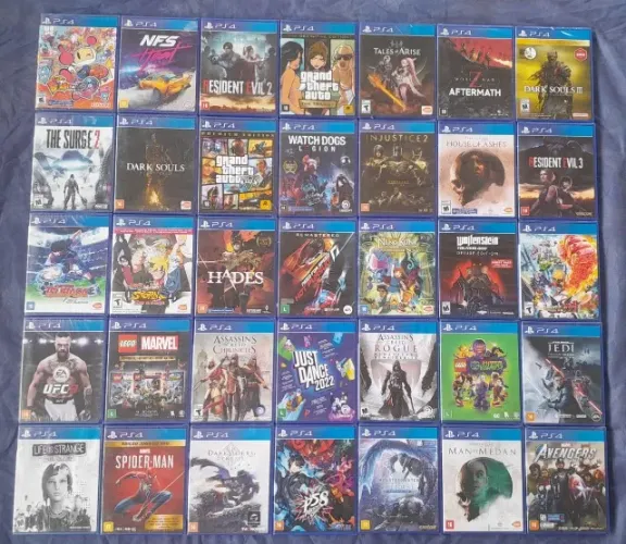Jogos Ps4 Novos e Lacrados