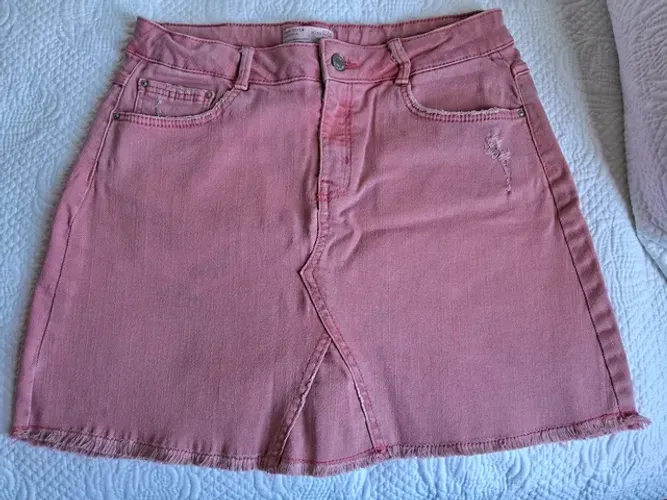 Saia Brim Zara Girls - Tamanho 11/12 Anos