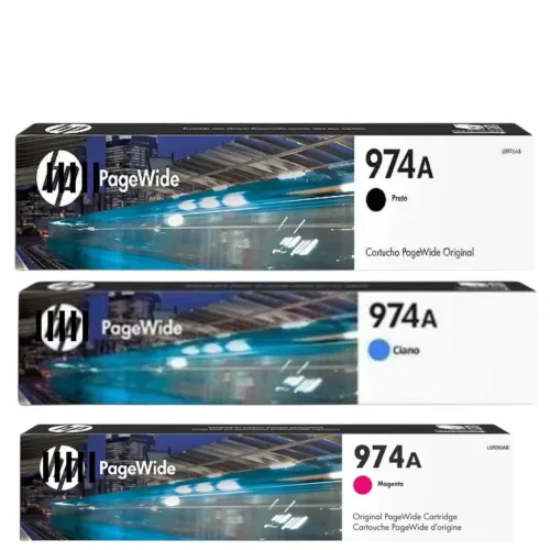 Kit de cartuchos Hp 974 pro X477 X457 X577 M K C
