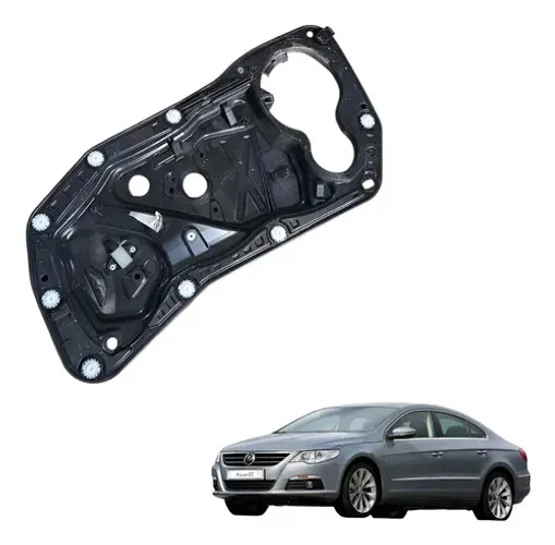 Suporte Maquina Vidro Dianteiro Direito Vw  Passat Cc 2011 Preto