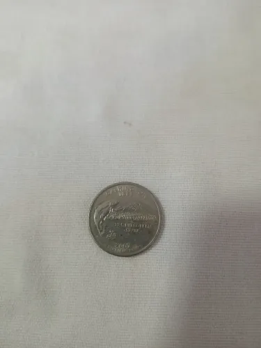 Moeda Americana de 25 Cents - Washington