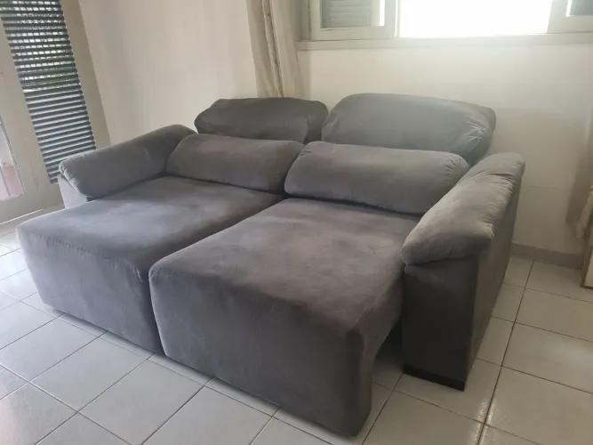Sofá retratil 3 lugares