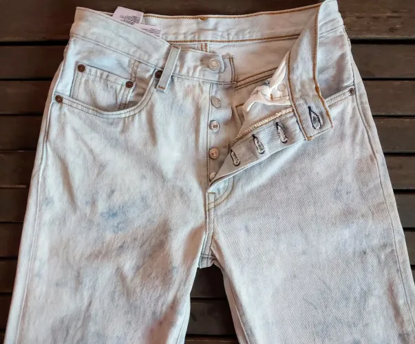 Calça Levis Feminina 501 Original Cropped - Tam 37 -W26 x L30 Nova