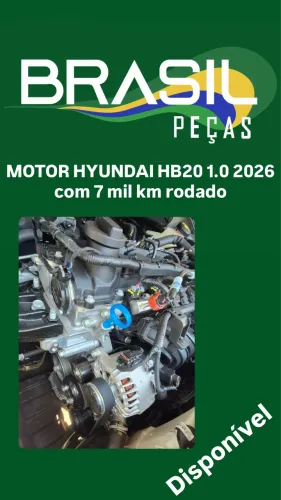 MOTOR HYUNDAI HB20 1.0 2026 com apenas 7 mil km rodado
