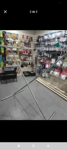 Varal de chão grande tipo X