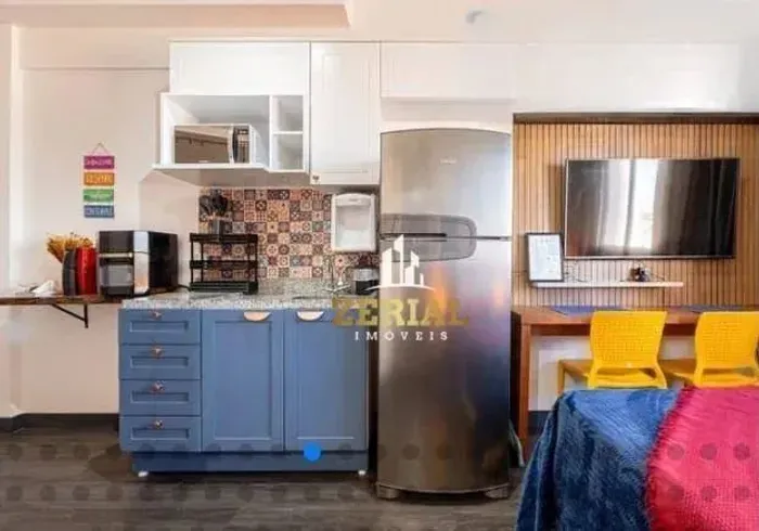 Studio com 1 dormitório para alugar, 19 m² por R$ 3.010,00/mês - Barcelona - São Caetano d