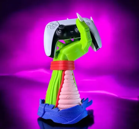 Suporte Criativo para Controle de PS5 - Design Exclusivo