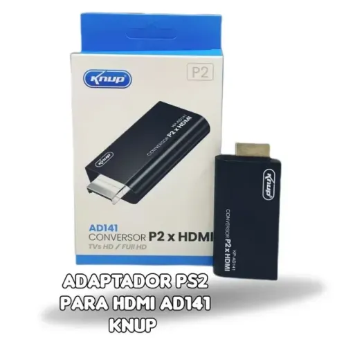 Adaptador Conversor Ps2 Para Hdmi Áudio E Vídeo Digital