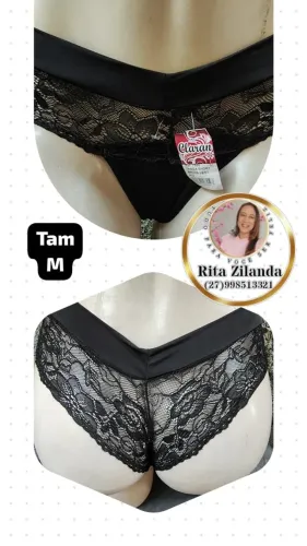 Calcinha Tanga Short Bruna Vest Rio M