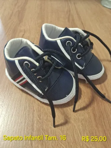 Tênis Infantil Bebê Tam. 16 Azul