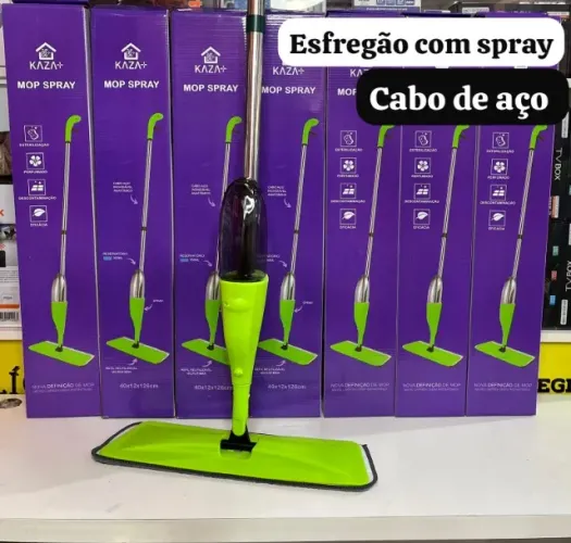 Esfregão com Spray e Cabo de Aço KA103
