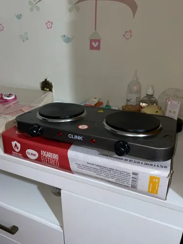 FOGAREIRO DUAS BOCAS ELÉTRICO - CLINK