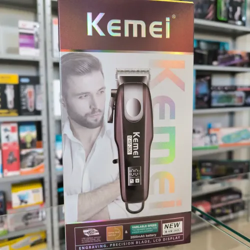 Máquina de Cortar cabelo sem fio Kemei recarregável