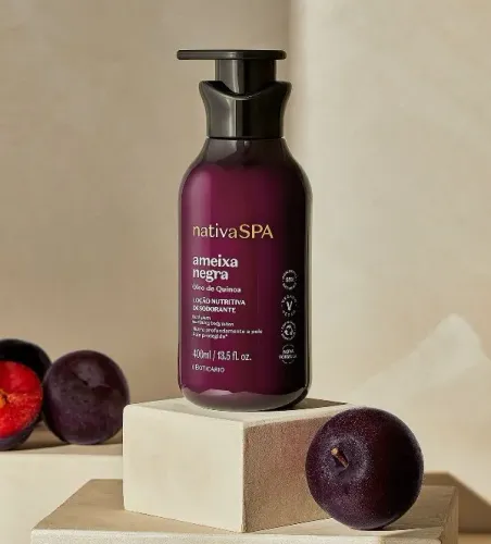 Loção hidratante desodorante corporal nativa spa