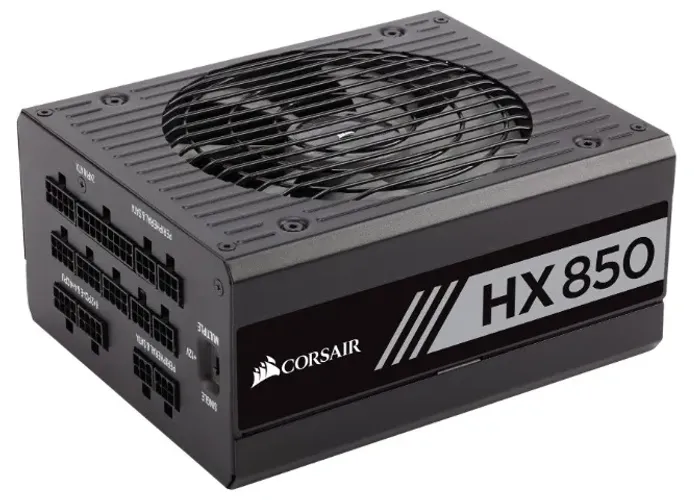 Fonte Corsair HX850i Preta - 850W Platinum Modular - Potência e Confiabilidade! 