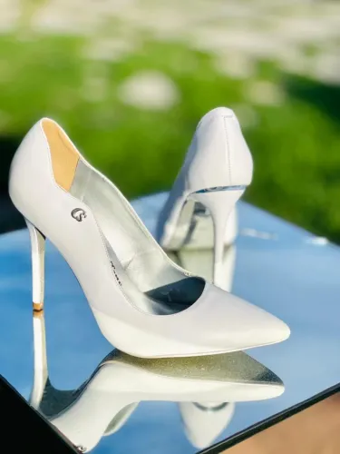 Scarpin de noiva Carmen Steffens Novo TAM 39