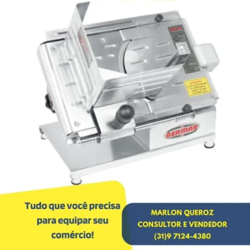 Fatiador de Frios Bermar Lamina 22CM Inox Novo