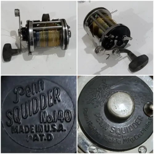 CARRETILHA DE PESCA USADA EM BOM ESTADO MARCA PENN SQUIDDER ° 140 - MADE IN USA - 