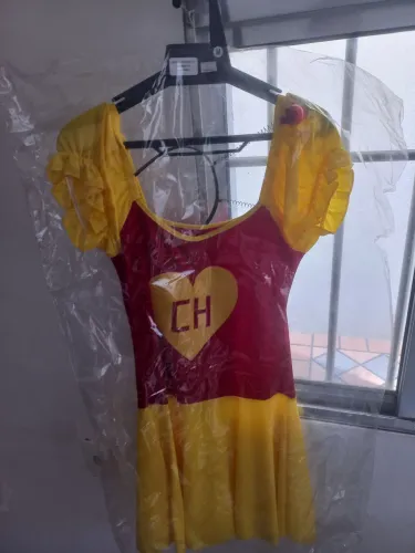 Fantasia NOVA / Vestido do Chapolin Feminina - Tamanho M