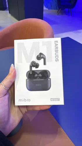 Fone de ouvido Mibro Earbuds / Lacrado / Preto / Loja física / $160,00
