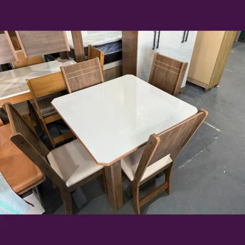 Mesa de Jantar com 4 Cadeiras - entrego hoje 