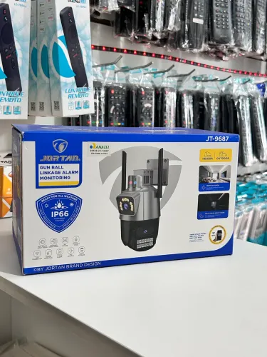 Câmera de Segurança Wi-Fi Jortan Lente Dupla Full HD 