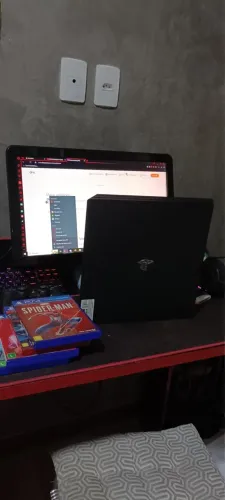 Playstation 4 Pro 1 tb, 1 Controle, 4 Jogos