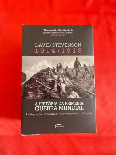 BOX Livros A história da primeira Guerra Mundial 1914 - 1918 S-novo ótimo estado 0 rasuras