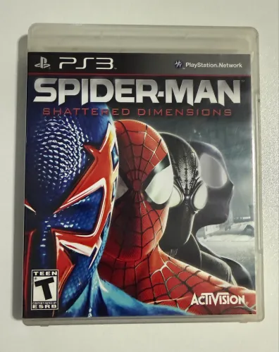 Jogo Spider Man Shattered Dimensions CIB Para PS3