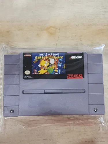 The Simpsons Barts Nightmare de snes